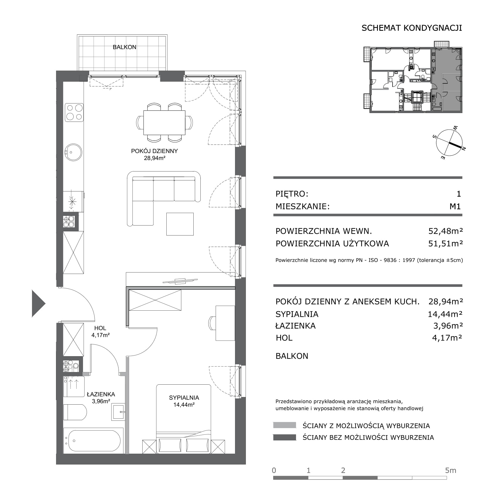 Plan  Mieszkania na sprzedaż w Gdyni - Wolności 21